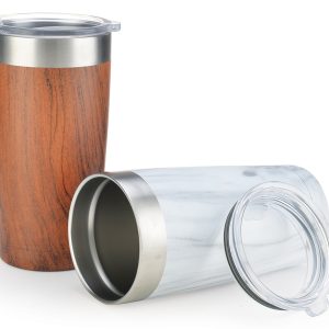 Lewis double wall stainless steel vaccum coffee mug